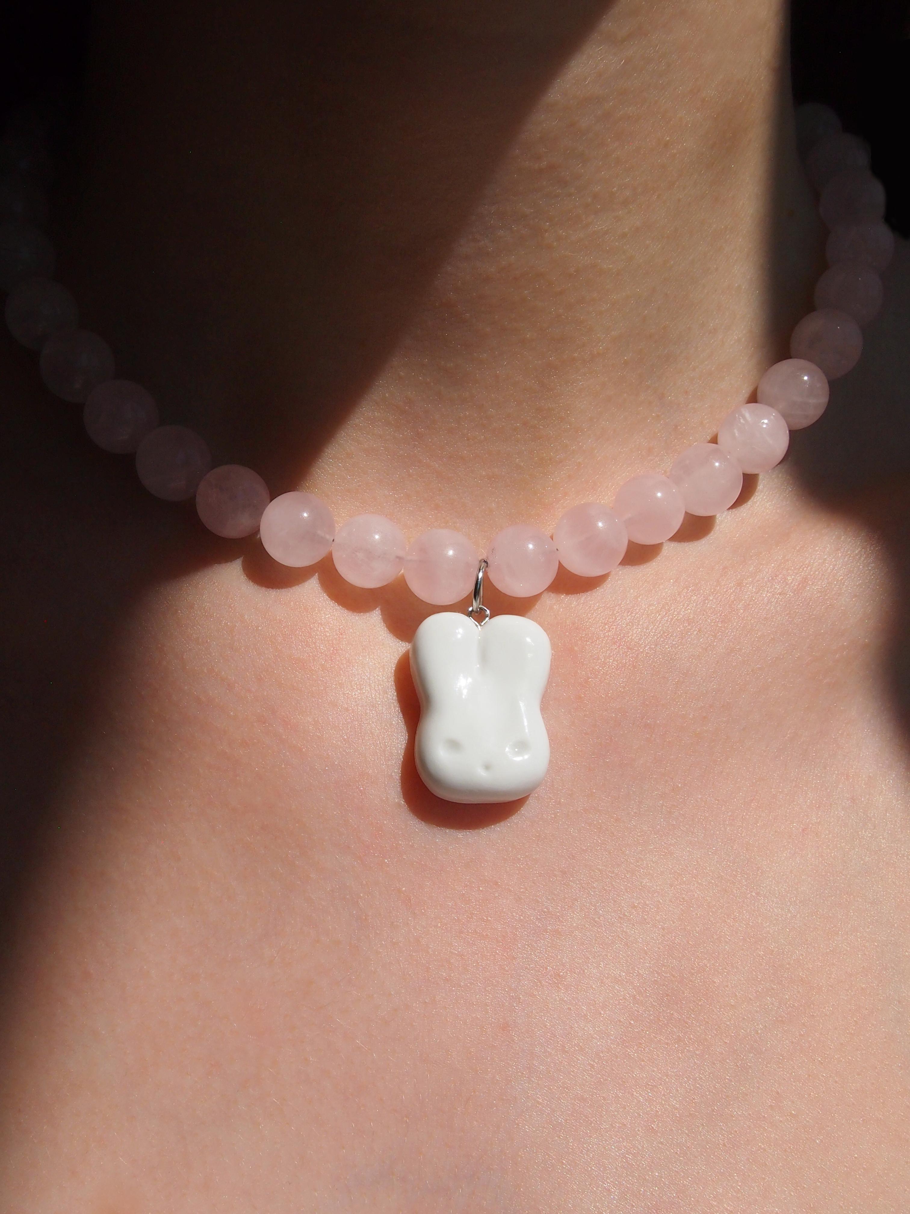 HARU ROSE QUARTZ NECKLACE