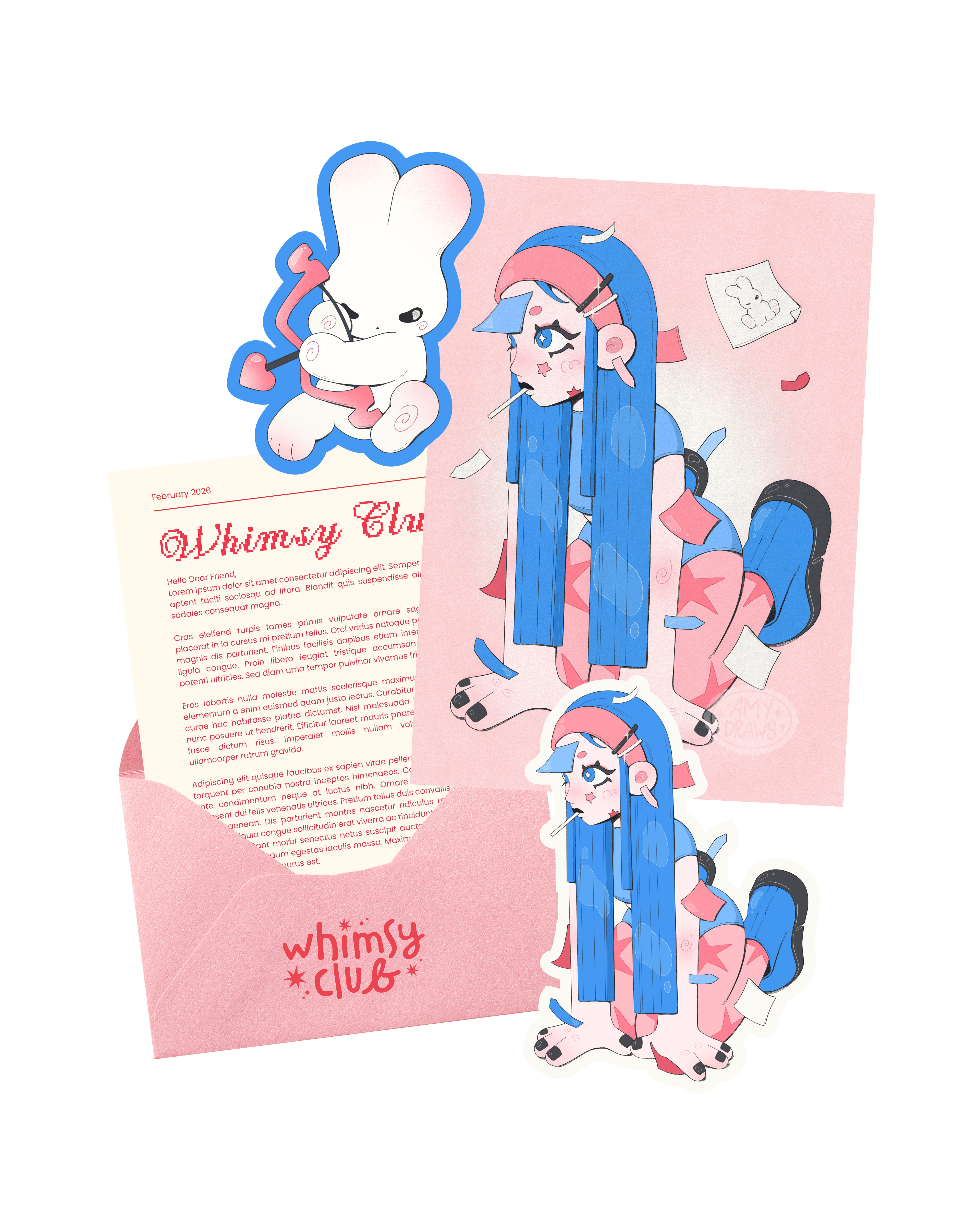 WHIMSY CLUB CATCH-UP MAIL