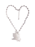 STUFFED BUNNY CHAIN NECKLACE