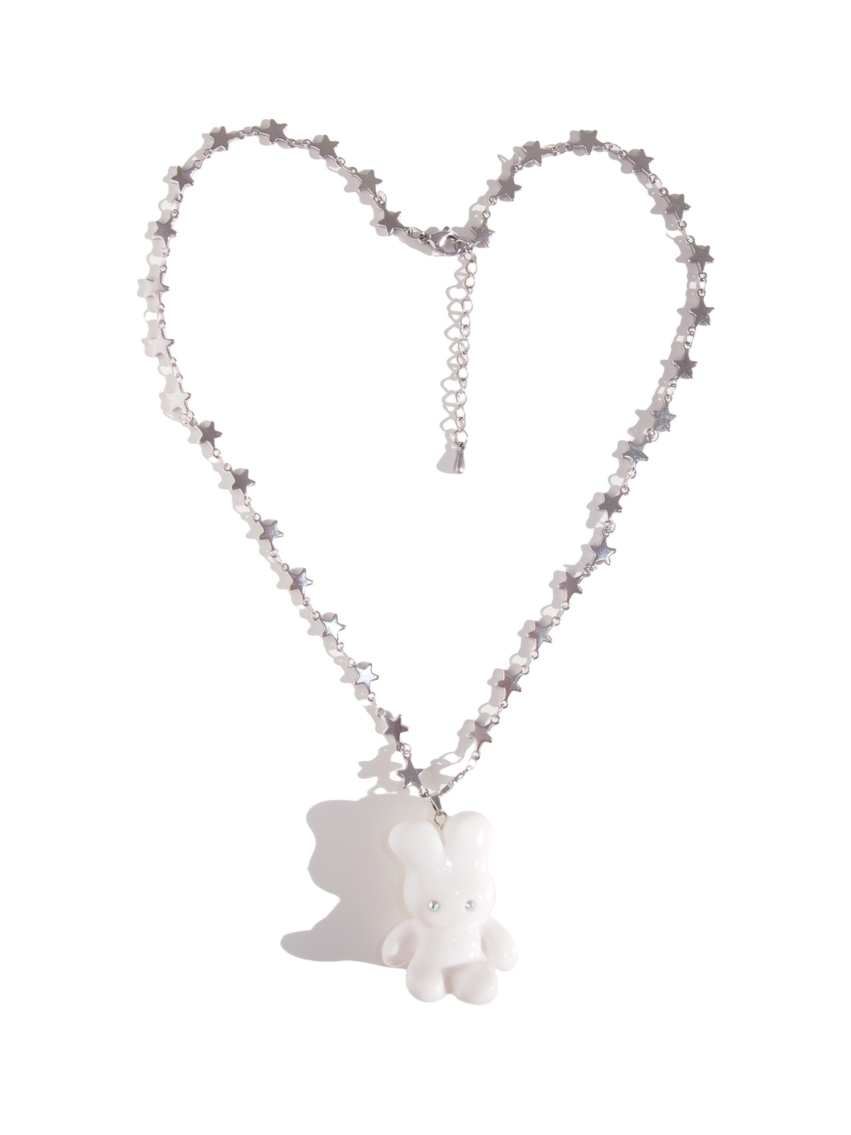 STUFFED BUNNY CHAIN NECKLACE